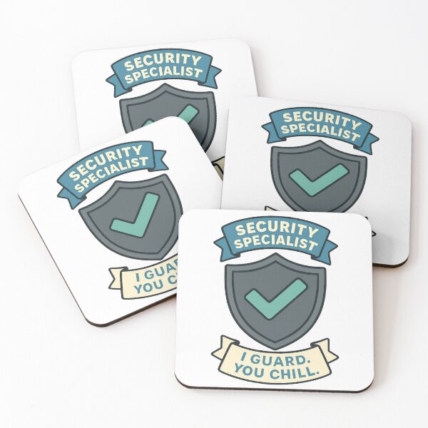 Item preview, Security Specialist Badge – I Guard You Chill designed and sold by TeeTimeTreasure.