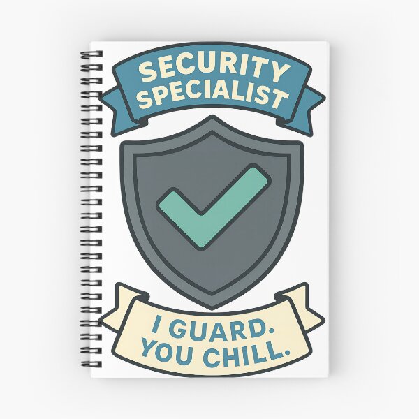 Item preview, Security Specialist Badge – I Guard You Chill designed and sold by TeeTimeTreasure.