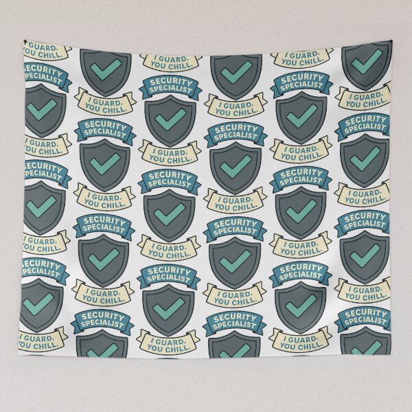 Item preview, Security Specialist Badge – I Guard You Chill designed and sold by TeeTimeTreasure.