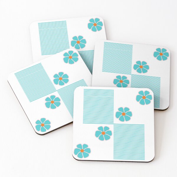 Item preview, Simple Floral Design With Geometric Pattern designed and sold by Laanas55.
