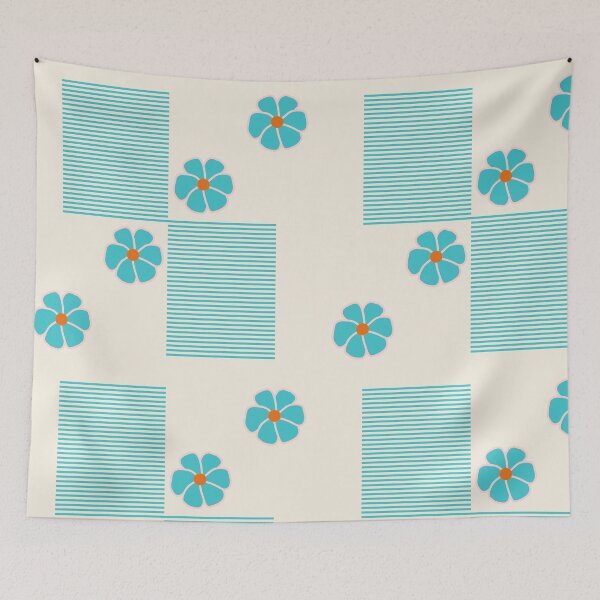 Item preview, Simple Floral Design With Geometric Pattern designed and sold by Laanas55.