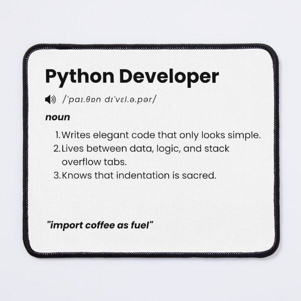 Item preview, Python Developer Definition | Funny Coding Gift for Python Programmers designed and sold by Yuli Club.