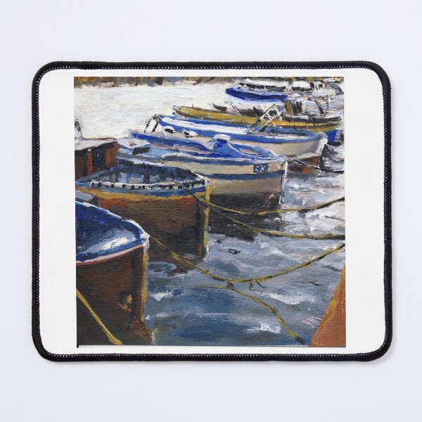 Item preview, Fishing Boats in Procida designed and sold by Randy Sprout Fine Art.