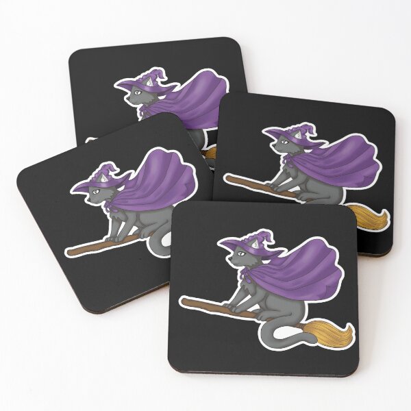 Item preview, Cute witch cat designed and sold by Meowsome91.