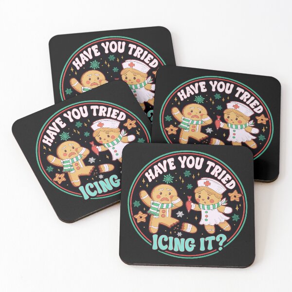 Item preview, Funny Have You Tried Icing It Funny Christmas Nurse designed and sold by gear-posters.