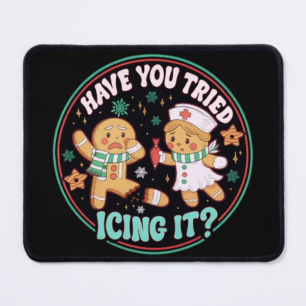 Item preview, Funny Have You Tried Icing It Funny Christmas Nurse designed and sold by gear-posters.