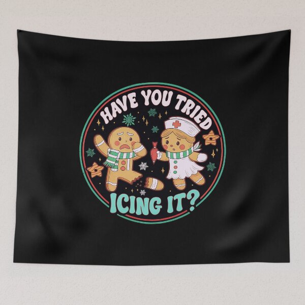 Item preview, Funny Have You Tried Icing It Funny Christmas Nurse designed and sold by gear-posters.