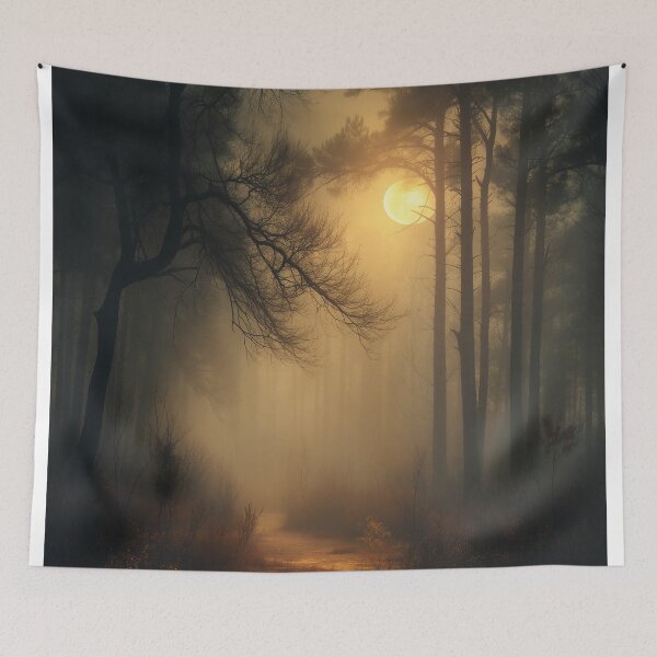 Item preview, The Luminous Path of Forgotten Whispers designed and sold by oanaunciuleanu.