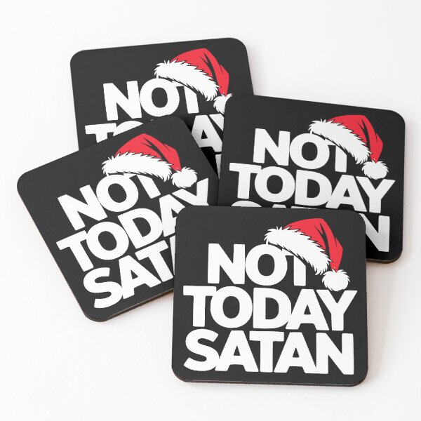 Item preview, Not Today Satan Christmas Design | Sarcastic Introvert Holiday Humor designed and sold by The People’s Punchline.