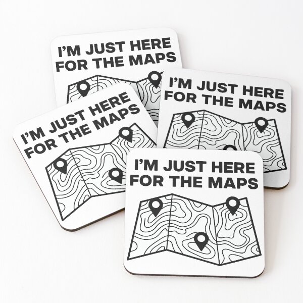 Item preview, Folded Map With Location Pins designed and sold by SpatialPost.