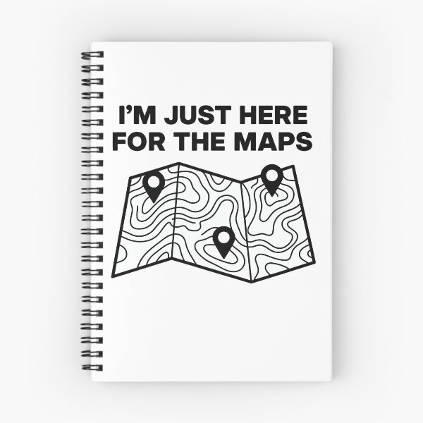 Item preview, Folded Map With Location Pins designed and sold by SpatialPost.