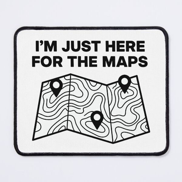 Item preview, Folded Map With Location Pins designed and sold by SpatialPost.