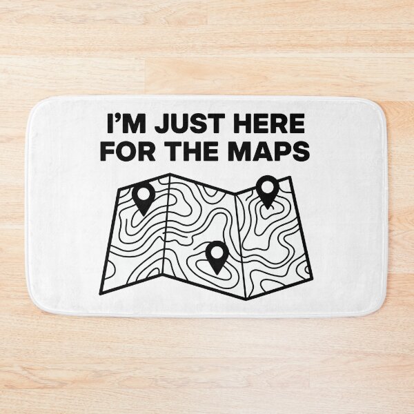 Item preview, Folded Map With Location Pins designed and sold by SpatialPost.