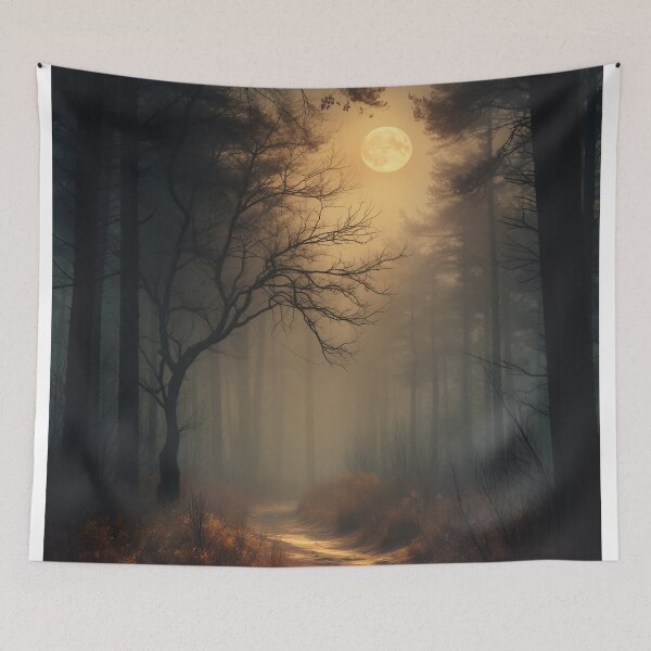 Item preview, The Luminous Path of Forgotten Whispers designed and sold by oanaunciuleanu.