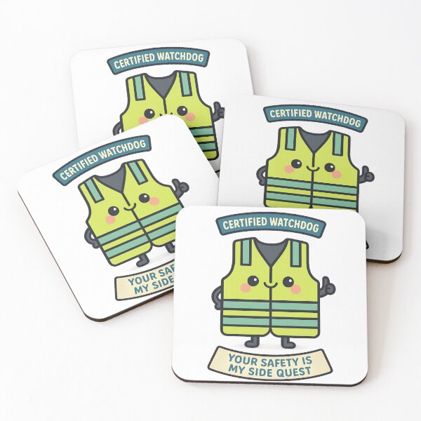 Item preview, Certified Watchdog Safety Vest Mascot designed and sold by TeeTimeTreasure.