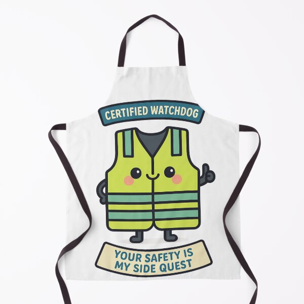Item preview, Certified Watchdog Safety Vest Mascot designed and sold by TeeTimeTreasure.