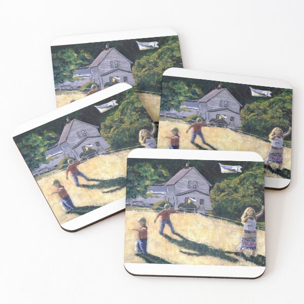 Item preview, Farm Kids & Kites designed and sold by Randy Sprout Fine Art.