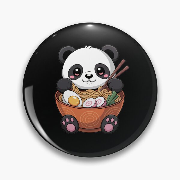 Item preview, Panda Enjoying Ramen designed and sold by jkrphoto.