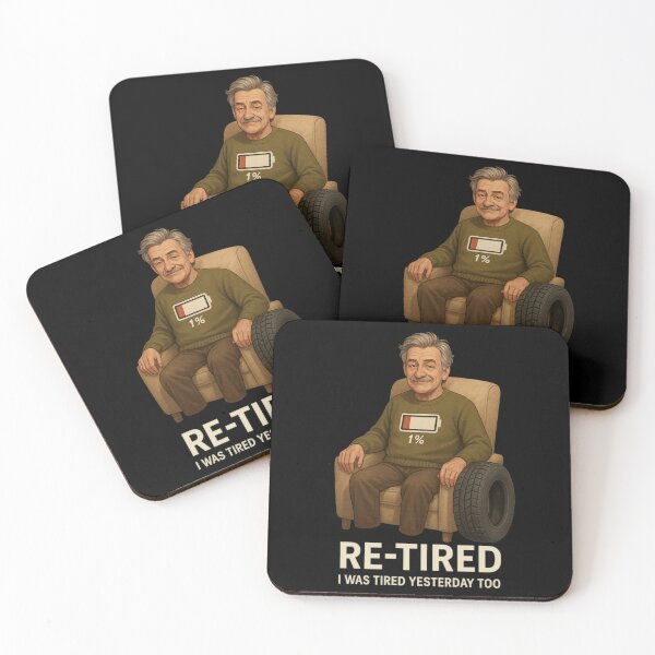 Item preview, Re-Tired Battery Man - Low Power Humor designed and sold by I AM BRO.