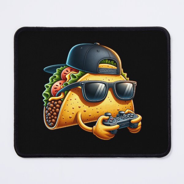 Item preview, Cool Tacos Playing Video Games. Funny Video Games Tacos designed and sold by ahmed2751989.