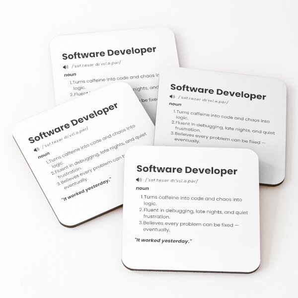 Item preview, Software Developer Definition | Funny Coding Gift for Programmers & Engineers designed and sold by Yuli Club.