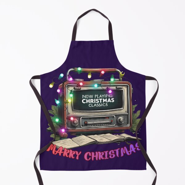 Item preview, Retro Christmas Classics Radio – Marry Christmas Vintage Holiday Design designed and sold by Brainy Bites19.