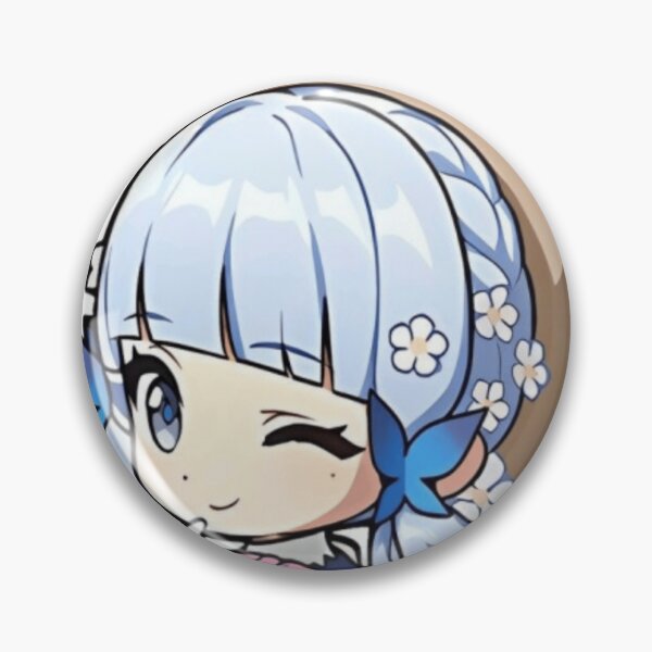 Item preview, Genshin Impact Chibi Kamisato Ayaka designed and sold by KomiArts.