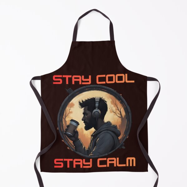 Item preview, Stay Cool Stay Calm – Urban Coffee Lover Art designed and sold by HANG ON STUDIO .