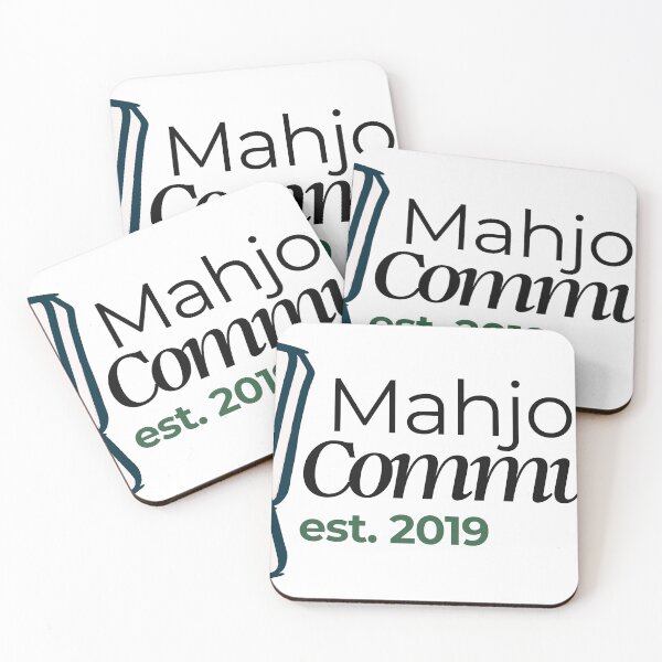 Item preview, Mahjong Community (several versions, black and green) designed and sold by ModernMahjong.