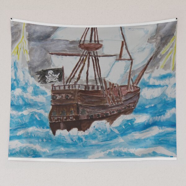 Item preview, Pirate Sea Sick designed and sold by CreativeMatthew.