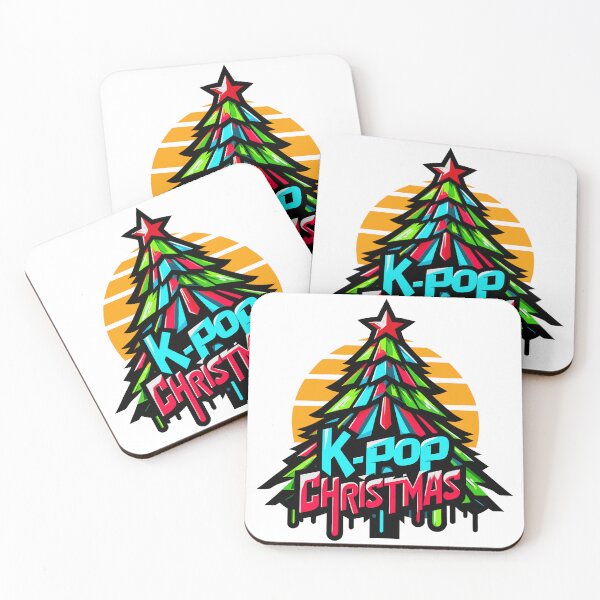 Item preview, Kpop Christmas Tree Neon Design designed and sold by ArtEmotionsImages.