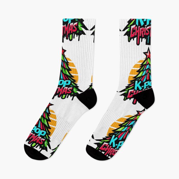 Item preview, Kpop Christmas Tree Neon Design designed and sold by ArtEmotionsImages.