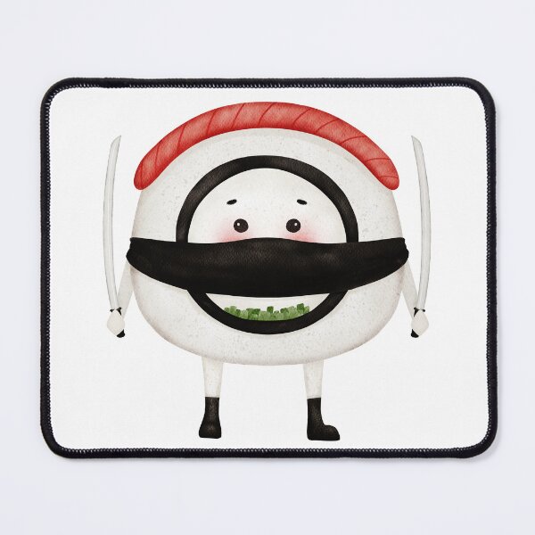 Item preview, Cute Sushi Ninja | Funny Kawaii Food designed and sold by GoldenAcornArt.