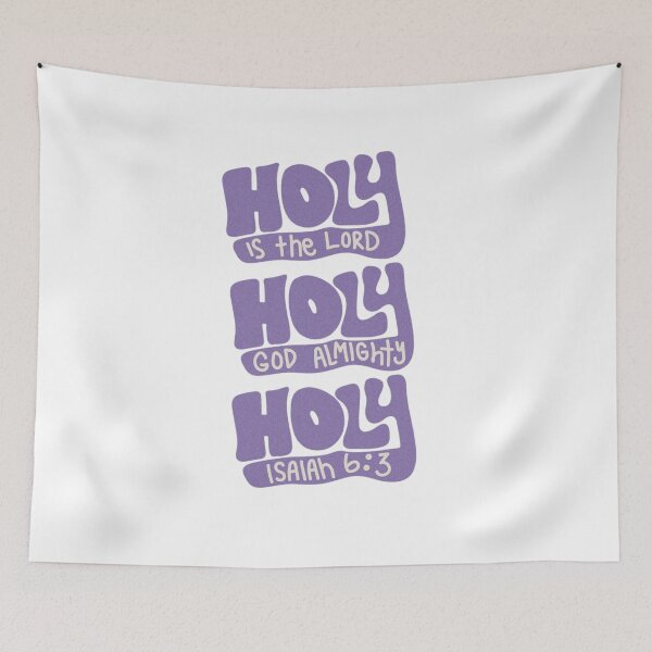 Item preview, Holy Holy Holy Isaiah 6:3 Verse designed and sold by Oniyasha.
