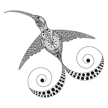 Artwork thumbnail, Hummingbird Chiva by Creative Rafa