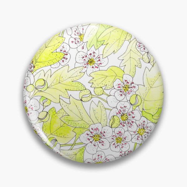 Item preview, Hawthorn May Birth Flower Floral designed and sold by Iwearthecheeseitdoesnotwearme.