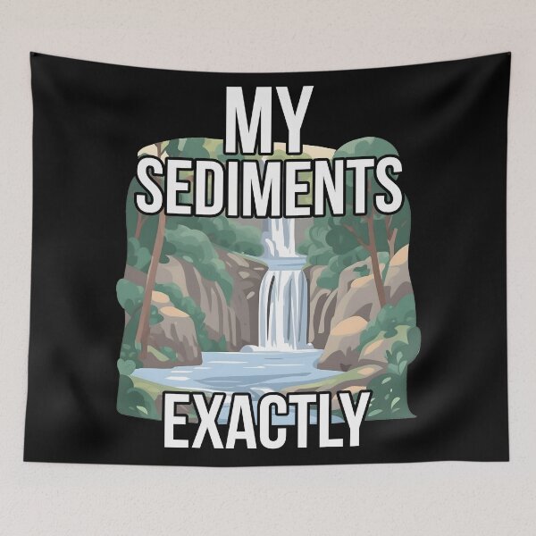 Item preview, My Sediments Exactly Funny Geologist Hunting Rocks designed and sold by at85productions.