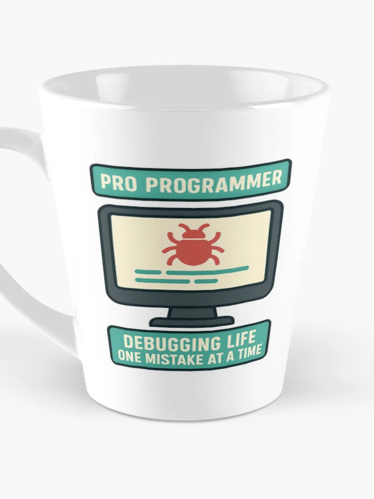 Thumbnail 3 of 4, Coffee Mug, Pro Programmer Debugging Life Design designed and sold by TeeTimeTreasure.