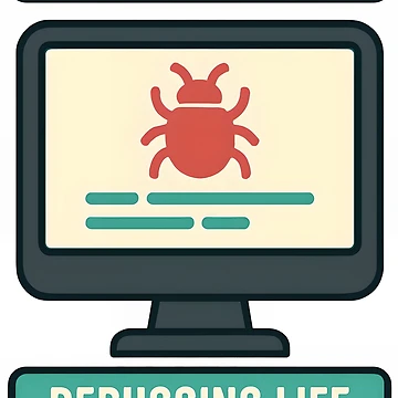 Artwork thumbnail, Pro Programmer Debugging Life Design by TeeTimeTreasure