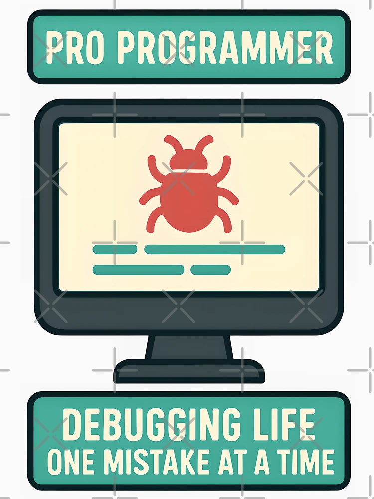 Thumbnail 6 of 6, Pullover Hoodie, Pro Programmer Debugging Life Design designed and sold by TeeTimeTreasure.