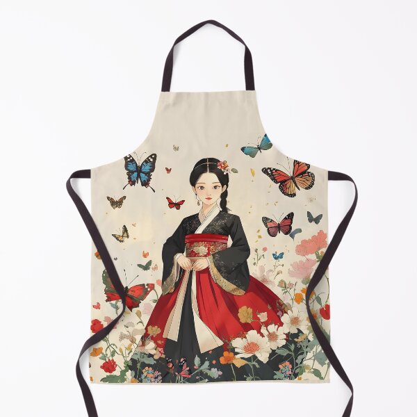 Item preview, beautiful girl in Hanbok designed and sold by Anicue.
