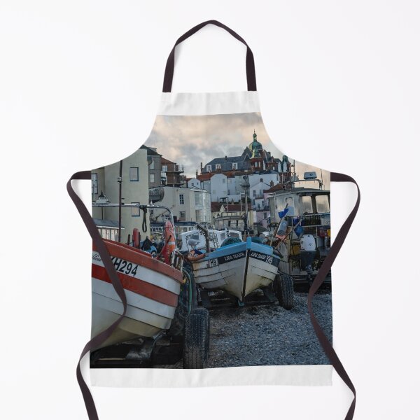 Item preview, Fishing boats on Cromer beach designed and sold by yackers1.