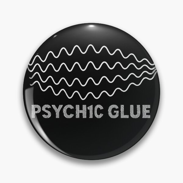Item preview, Psych1c Glue – White Line Art (Transparent Background) designed and sold by MaxVibesWear.