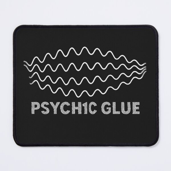 Item preview, Psych1c Glue – White Line Art (Transparent Background) designed and sold by MaxVibesWear.