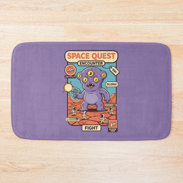 Item preview, Space Quest Encounter - Retro Alien Monster Video Game designed and sold by AwesomeBeyondLimits.