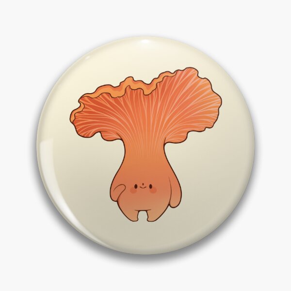 Item preview, Cinnabar chanterelle mushroom designed and sold by Rihnlin.