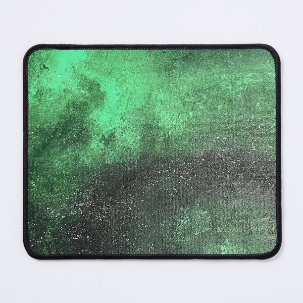Item preview, Green Nebula Painting - Abstract Space Scene with Stars designed and sold by stainsbystev.