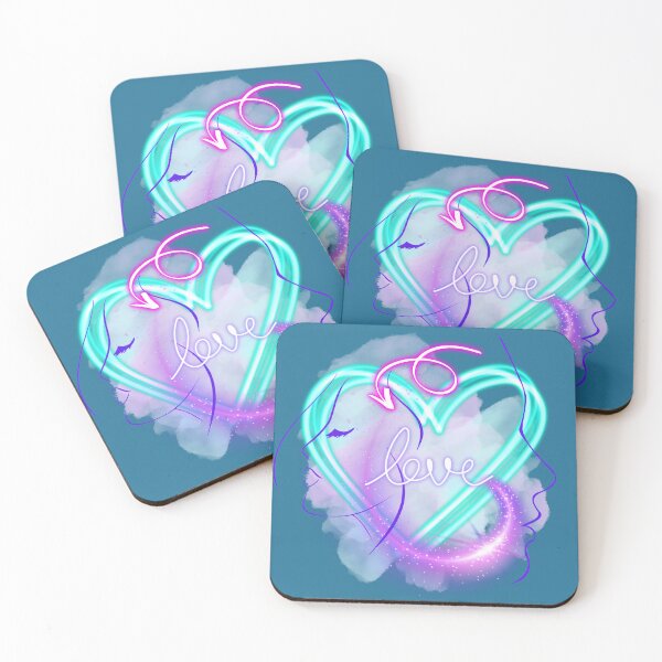 Item preview, "Glowing Hearts, Shared Dreams". designed and sold by LunaPrintCo.