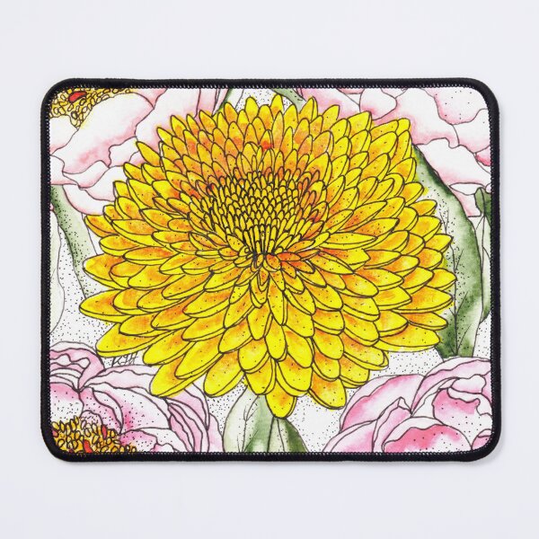 Item preview, Chrysanthemum Birth Flower November Floral designed and sold by Iwearthecheeseitdoesnotwearme.