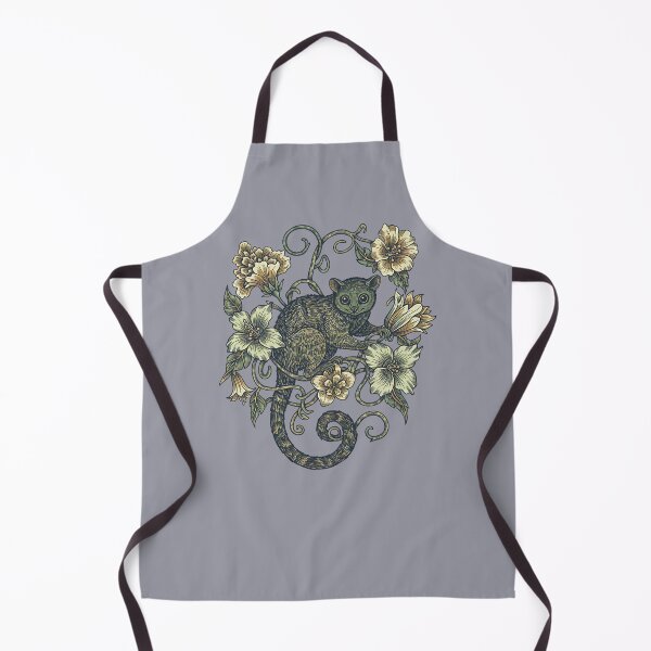 Item preview, Kinkajou Honey Bear in Tropical Flower Vines designed and sold by BirdsnStuff.